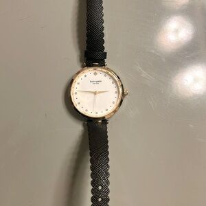 Kate Spade watch with black band